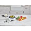 imageBLACKDECKER Rice Cooker 28 Cups Cooked 14 Cups Uncooked with Steaming Basket Removable NonStick Bowl White6cup