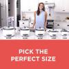 imageBLACKDECKER Rice Cooker 28 Cups Cooked 14 Cups Uncooked with Steaming Basket Removable NonStick Bowl White6cup