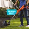 imageBLACKDECKER String Trimmer  Edger 13Inch 5Amp ST8600String Trimmer