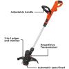 imageBLACKDECKER String Trimmer  Edger 13Inch 5Amp ST8600String Trimmer