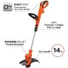 imageBLACKDECKER String Trimmer Electric 14inch BESTE620String Trimmer