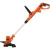 imageBLACKDECKER String Trimmer Weed Wacker with Auto Feed Weed Eater 65Amp 14Inch BESTA510String Trimmer