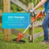 imageBLACKDECKER String Trimmer Weed Wacker with Auto Feed Weed Eater 65Amp 14Inch BESTA510String Trimmer