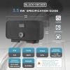 imageBLACKDECKER Tankless Electric Water Heater 36kW 240 Volt 73GPM SelfModulating MultiApplication Unit for Whole House Hot Water on Demand Digital Temperature Display35KW