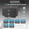 imageBLACKDECKER Tankless Electric Water Heater 36kW 240 Volt 73GPM SelfModulating MultiApplication Unit for Whole House Hot Water on Demand Digital Temperature Display13 KW
