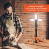 imageBLACKDECKER Utility Light Rechargeable 2000 Lumens LED 3 Panel Work Light with 6000mAh Battery Bank ampamp Flashlight 3 Light Colors 4 SOS Modes Dimmable IP44 WaterResistant Magnetic ampamp Hook Mount