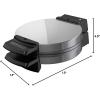 imageBLACKDECKER WMB500 Traditional BelgianStyle Waffle Maker Stainless Steel