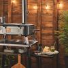 imageBLACKDECKER vera Pizza Oven Outdoor Wood  Charcoal  Pellet Fired Pizza Oven Rotating Handle and Temperature Gauge Portable with Folding Legs for Easy Storage BPZ123TSPizza Oven