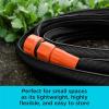 imageBlack  Decker 25 ft x 58 in Expanding Garden Hose  Lightweight KinkResistant Quick Repair Couplings BXMHBB22182