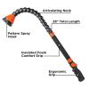 imageBlack  Decker 28quot Snake Wand  9 Spray Patterns Flexible Neck Comfort Grip BD57383