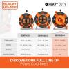 imageBlack  Decker 50 Ft Reverse Retractable Extension Cord Reel 14AWG SJTW Power Cable For Electric Tools  Outdoor Power Cord Reel WHeavyDuty Rewind Handle  Premium Cord Retractor for Garden