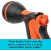 imageBlack  Decker 8Pattern Rear Trigger Garden Hose Nozzle  Lightweight Versatile Sprayer with EasyDial Control BXWNBB57390