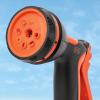 imageBlack  Decker 8Pattern Rear Trigger Garden Hose Nozzle  Lightweight Versatile Sprayer with EasyDial Control BXWNBB57390