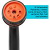 imageBlack  Decker 8Pattern Rear Trigger Garden Hose Nozzle  Lightweight Versatile Sprayer with EasyDial Control BXWNBB57390