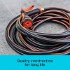 imageBlack  Decker Medium Duty Garden Hose  58 in x 50 ft 4Ply Construction 300 PSI Solid Brass Couplings BXMHBB22178