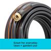 imageBlack  Decker Medium Duty Garden Hose  58 in x 50 ft 4Ply Construction 300 PSI Solid Brass Couplings BXMHBB22178