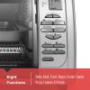imageBlackDecker Countertop Convection Toaster Oven 8 Onetouch Cooking Functions Stainless SteelDual Rack Positions