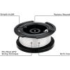 imageBlackDecker Trimmer Line Replacement Spool Autofeed 30 ft 0065Inch 2Pack AF10022 pack