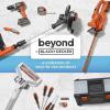 imagebeyond by BLACKDECKER 20V MAX Cordless Leaf Blower  Leaf Blower Kit  Axial Battery and Charger Included  Lawn Tools Model Number BCBL700D1AEVBlower Kit