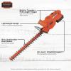 imagebeyond by BLACKDECKER 20V MAX Hedge Trimmer Kit 18Inch LHT218D1AEV  OrangeTrimmer Kit