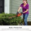 imagebeyond by BLACKDECKER 20V MAX Hedge Trimmer Kit 18Inch LHT218D1AEV  OrangeTrimmer Kit