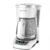 imageBLACKDECKER 12Cup Digital Coffee Maker Programmable Washable Basket Filter SneakACup Auto Brew Water Window Keep Hot Plate BlackWhite