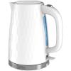 imageBLACKDECKER 17L Cordless Electric Kettle KE1560W Premium Texture Water Window Rapid Boil Auto Shutoff White