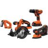 imageBLACKDECKER 20V MAX POWERCONNECT Cordless 4Tool Combo Kit BD4KITCDCMSL4Tool Combo Kit Only
