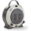 imageBLACKDECKER 25 Ft Retractable Extension Cord Reel with 4 Outlets 2 USB Ports MultiPlug Extension OnOff Switch ampamp HeavyDuty 16AWG SJT Cable20 ft
