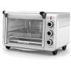 imageBLACKDECKER 6Slice Crisp N Bake Air Fry Toaster Oven TO3215SS 5 Cooking Functions 60 Minute Timer Stainless Steel
