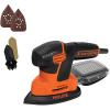 imageBLACKDECKER Detail Sander 12 Amp 16000 OPM Compact Design 3Position Grip for Comfort Includes Dust Collector Corded BDEMS600Pack of 1
