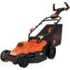 imageBLACKDECKER Electric Lawn Mower with Bike Handle 15Inch 10Amp Corded BEMW472BH15in Pivot Handle Mower
