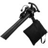 imageBLACKDECKER Electric Leaf Blower Leaf Vacuum and Leaf Mulcher 3in1 300 CFM 210 MPH 12Amp Handheld Lightweight Corded Electric Combo Kit BV3100
