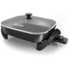 imageBLACKDECKER Electric Skillet Variable Temperature Control Nonstick Cooking Surface Dishwasher Safe Tempered Glass Lid 12quotx15quot12 x 15