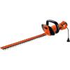 imageBLACKDECKER Hedge Trimmer Rotating Handle Dual Blade Action Blades 33Amp 24Inch HH2455
