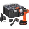 imageBLACKDECKER MATRIX 20V MAX Drill Kit Includes Jig Saw Attachment Storage Case Battery and Charger BDCDMT1202KTJC1Drill  Sander Combo Kit