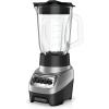 imageBLACKDECKER PowerCrush MultiFunction Blender with 6Cup Glass Jar 4 Speed Settings SilverCountertop Blenders