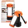 imageBLACKDECKER Utility Light Rechargeable 2000 Lumens LED 3 Panel Work Light with 6000mAh Battery Bank ampamp Flashlight 3 Light Colors 4 SOS Modes Dimmable IP44 WaterResistant Magnetic ampamp Hook Mount