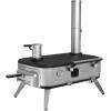 imageBLACKDECKER vera Pizza Oven Outdoor Wood  Charcoal  Pellet Fired Pizza Oven Rotating Handle and Temperature Gauge Portable with Folding Legs for Easy Storage BPZ123TSPizza Oven