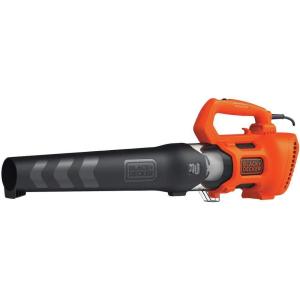 imageBLACK  DECKER Electric Leaf Blower Hand Held Blowers for Lawn Care Up to 450 CFM and 140 MPH Power Axial Lightweight Corded BEBL750Leaf Blower