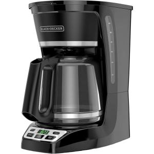 imageBLACKDECKER 12Cup Programmable Coffeemaker BlackCoffeemaker