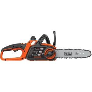 imageBLACKDECKER 20V MAX Chain Saw Cordless Chainsaw 10Inch Battery Chainsaw Tool Only for Wood Cutting and Tree Pruning Includes Guide Bar Scabbard LCS1020B20V Chainsaw Kit