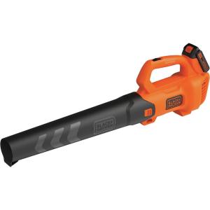 imageBLACKDECKER 20V MAX Cordless Leaf Blower with Battery and Charger Powerful 2Speed Up to 90 MPH and 320 CFM Axial Lightweight Electric Leaf Blower BCBL700D120V Leaf Blower Kit