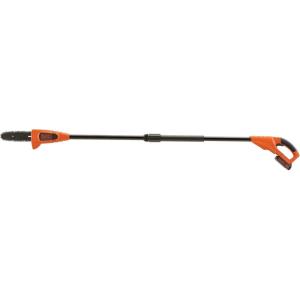 imageBLACKDECKER 20V MAX Cordless Pole Saw Kit with Battery and Charger Included 14Inch Battery Pole Saw Includes Oil Bottle Wrench and Blade Guard LPP12020V Pole Saw Kit