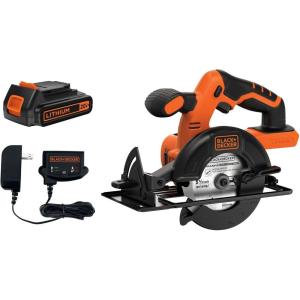 imageBLACKDECKER 20V MAX POWERCONNECT 512 in Cordless Circular Saw with Battery and Charger BDCCS20CCircular Saw