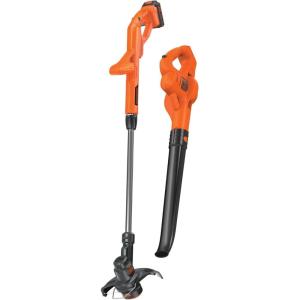 imageBLACKDECKER 20V MAX String Trimmer  Edger and Sweeper Combo Kit 10Inch LCC22120V Kit w 1 Battery
