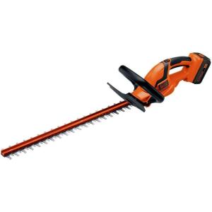 imageBLACKDECKER 40V MAX Hedge Trimmer Cordless 24Inch Blade Battery and Charger Included LHT243640V Hedge Trimmer Kit