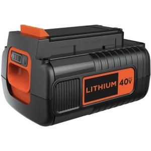 imageBLACKDECKER 40V MAX Lithium Battery Compatible with 36V and 40V MAX Power Tools Lithium Ion Corddless Tool Battery Packs Charger Not Included LBX204015Ah Battery