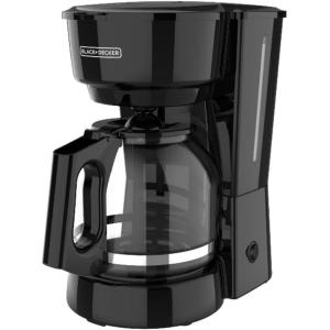 imageBLACKDECKER 5Cup Coffeemaker Black DCM600B12Cup