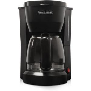 imageBLACKDECKER 5Cup Coffeemaker Black DCM600B5Cup